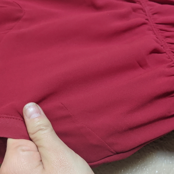 Red Monteau Short Sleeve Dress Medium - Picture 5 of 6